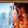 2.3L Thermal Thermos Stainless Steel Double Wall Insulated Jug Insulated 24 H Vacuum Tea Jug for Coffee Milk Tea Beverage Juice