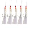 Bait Jigs Fishing 0.5mm/80mm Supporting String 3/0# 5 Pcs/Pack