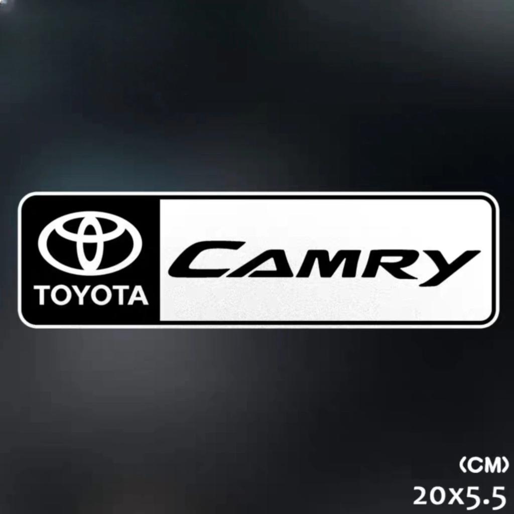Car badge logo sticker body rearview mirror window rear glass decoration decal for Toyota GE modified TRD Corolla Camry
