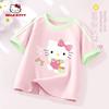 Hello Kitty Girls' Short-Sleeved T-Shirt 2026 New Style Kidsren's Summer Half-Sleeved Fashionable Girls' Summer Tops Trendy