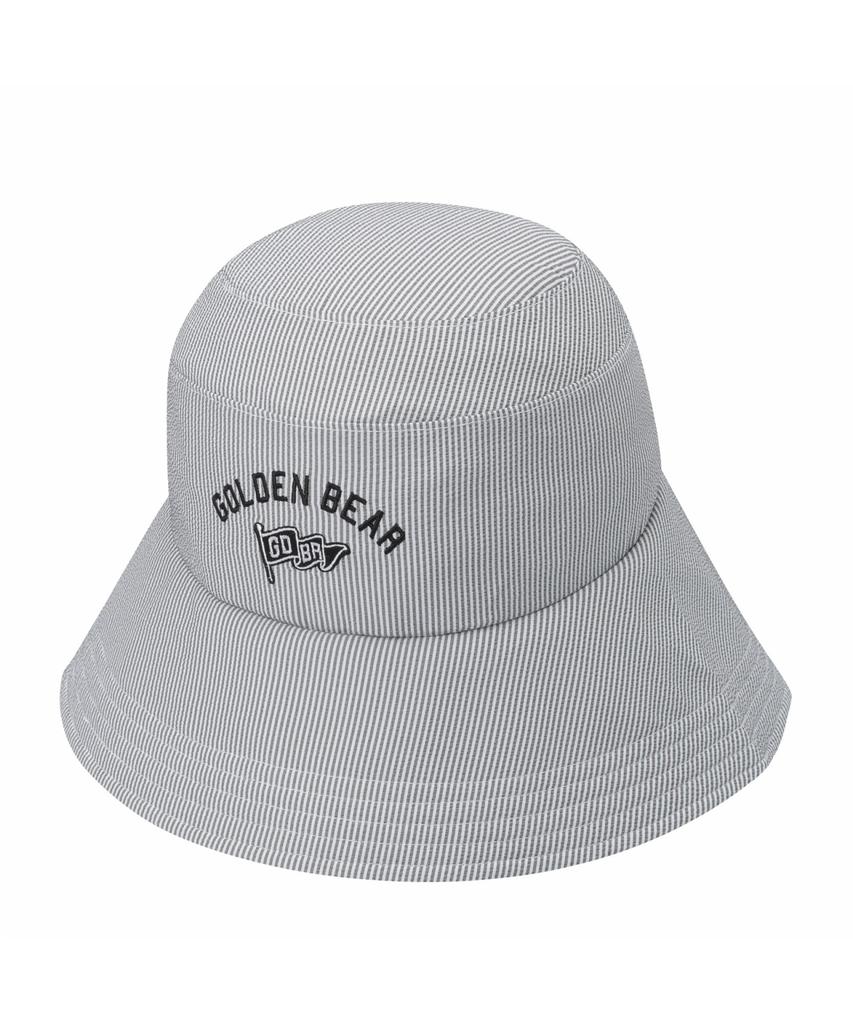 Goldeunbeeo (W) Seersucker Slit Bucket Hat G6Rax26231Bkx