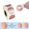 Self-adhesive labels with transparent scratch-off coating for lottery tickets, scratch-off stickers, gift packaging seals