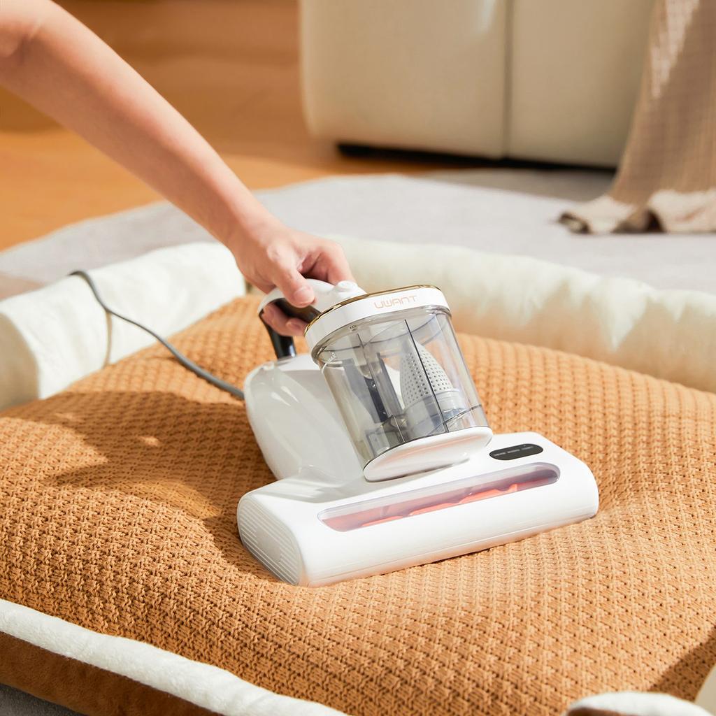 Mattress vacuum cleaner removes dust and allergens uwant M600 - white