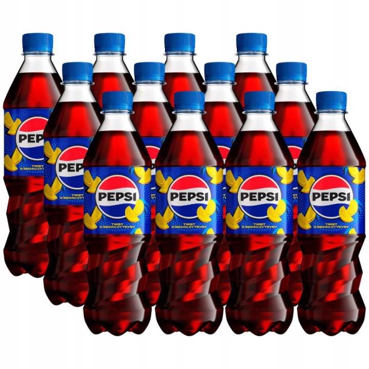 Pepsi twist carbonated drink with lemon