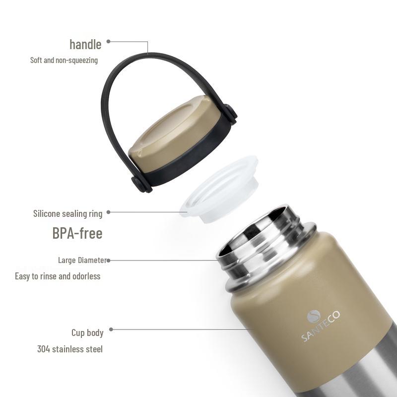 Shengdi Valley Stainless Steel Insulated Portable Water Bottle