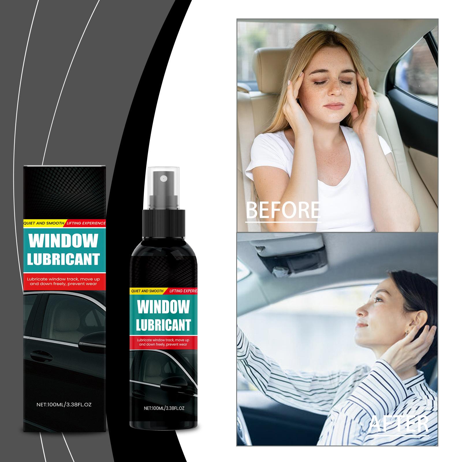 

Car Window Noise Reduction Lubricant, Long Lasting Smooth And Aging Cleaner For Raising And Lowering 100ml One Size