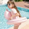 Children's Inflatable Toys Swimming Ring Crown Cat Summer Pool Party Inflatable Floating Circle with Handle Water Toys for Kids