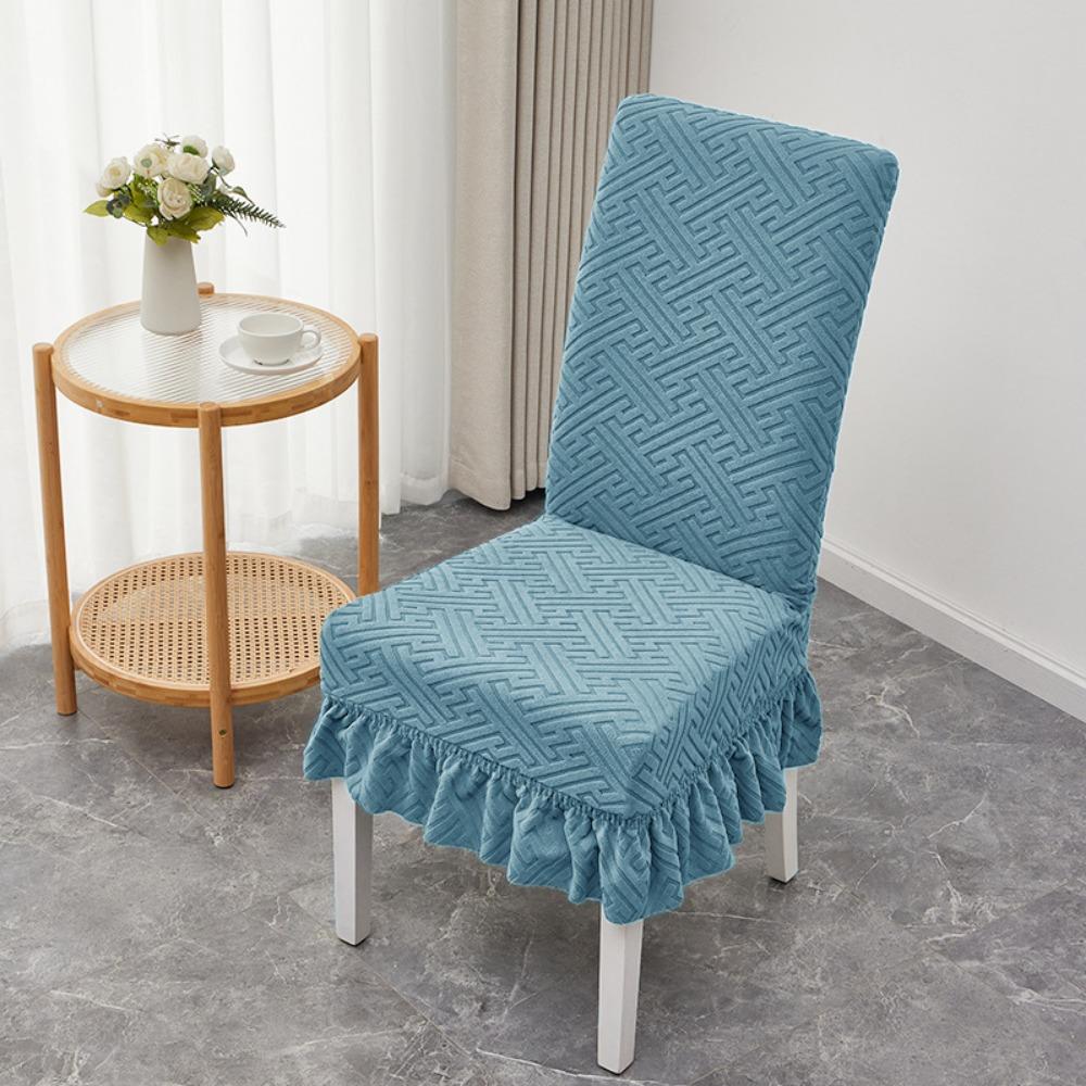 Stretchable Dining Chair Covers Thickened Universal Seat Covers for Chairs Stools with Backrest