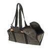 Log Carrier Waxed Canvas Dark Green Waterproof Large Capacity Reinforced Handles Foldable Anti Slip Firewood Bag for