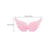 12Pcs Angel Wings Decorative Patches Pink Mini DIY Craft Accessories for Clothes Bags Jackets Costume Gift Craftwork