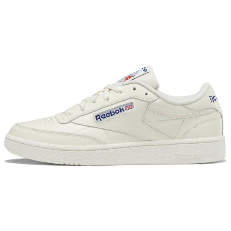 Reebok Club C 85 Chalk Classic Cobalt Unisex Sneakers Cream 100024895