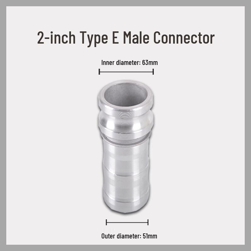 Aluminum Alloy CE Quick-Connect Male & Female Hose for Oil Discharge and Water Sprinklers
