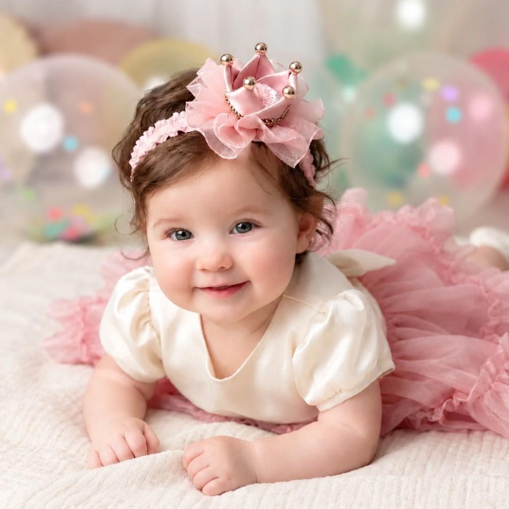 Star Shape Princess Hair Accessories Tulle Mesh Baby Hairband New Kids Hairband for Baby Girls