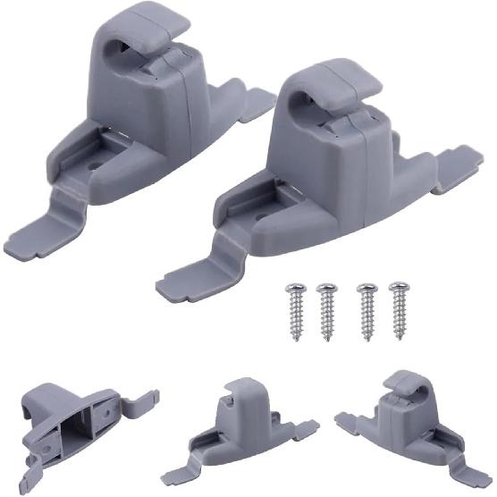 Sun Visor Clip Fit for BMW Sun Visor Clip Grey Parts Replacement Sun Visor Fit for BMW 325xi/323i/330xi 51168243575 E46/M3/323Ci/328Ci Sun Visor