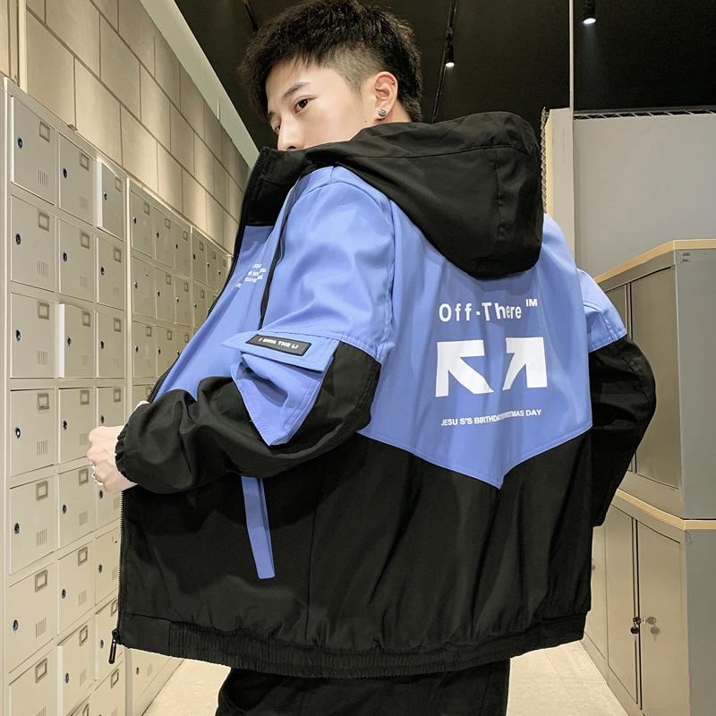 Men's Trendy Korean Style Jacket - Versatile Spring & Autumn Coat for Teens