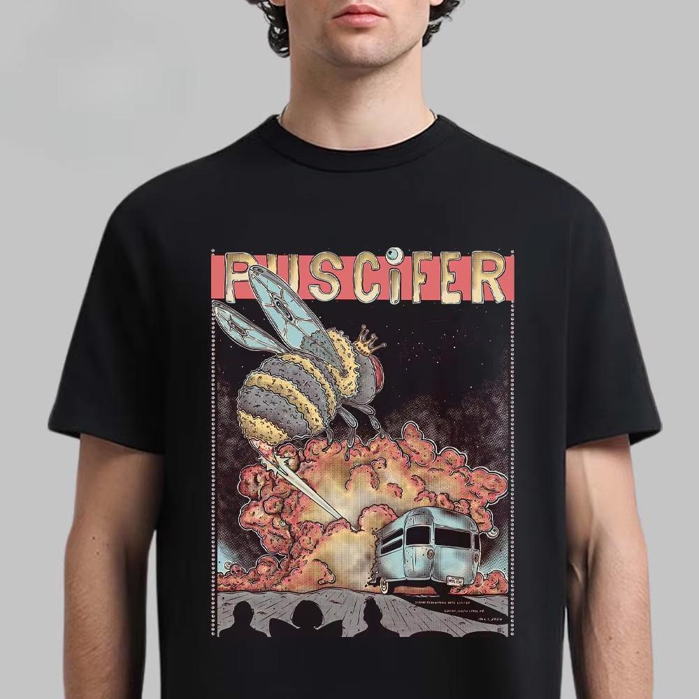 Puscifer Dark Aesthetic Fan Inspired Graphic Tee Gothic Streetwear Casual Unisex Top
