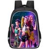 Kpop Demon Hunters Childrens Backpack With Breathable Oxford Fabric For School Use