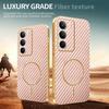 For Realme C71 4G Phone Case Carbon Fiber Textured Electroplated TPU Back Cover