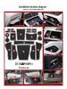 22 BYD Song Pro DMi Door Slot and Cup Holder Pads for Car Modification