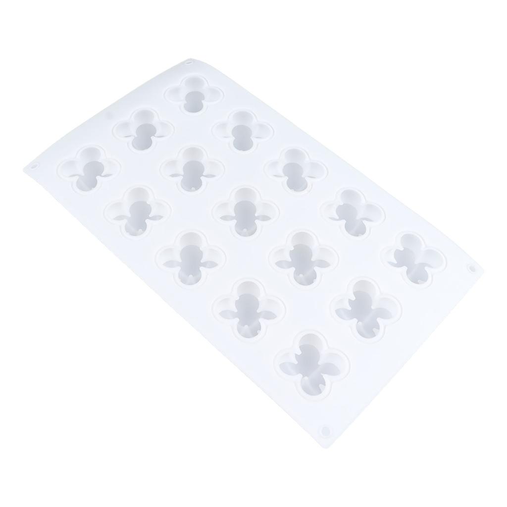 15 Grids Chocolate Mold Food Grade Reusable 15 Cavity Cake Silicone Mold for Restaurant Kitchen
