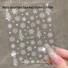 2024 Crystal Diamond Snowflake Nail Stickers - Christmas Tree & Snowman Designs