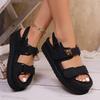 Fashion Niche Roman Sandals Women's Summer 2025 New Internet Celebrity Fashion Platform Strap