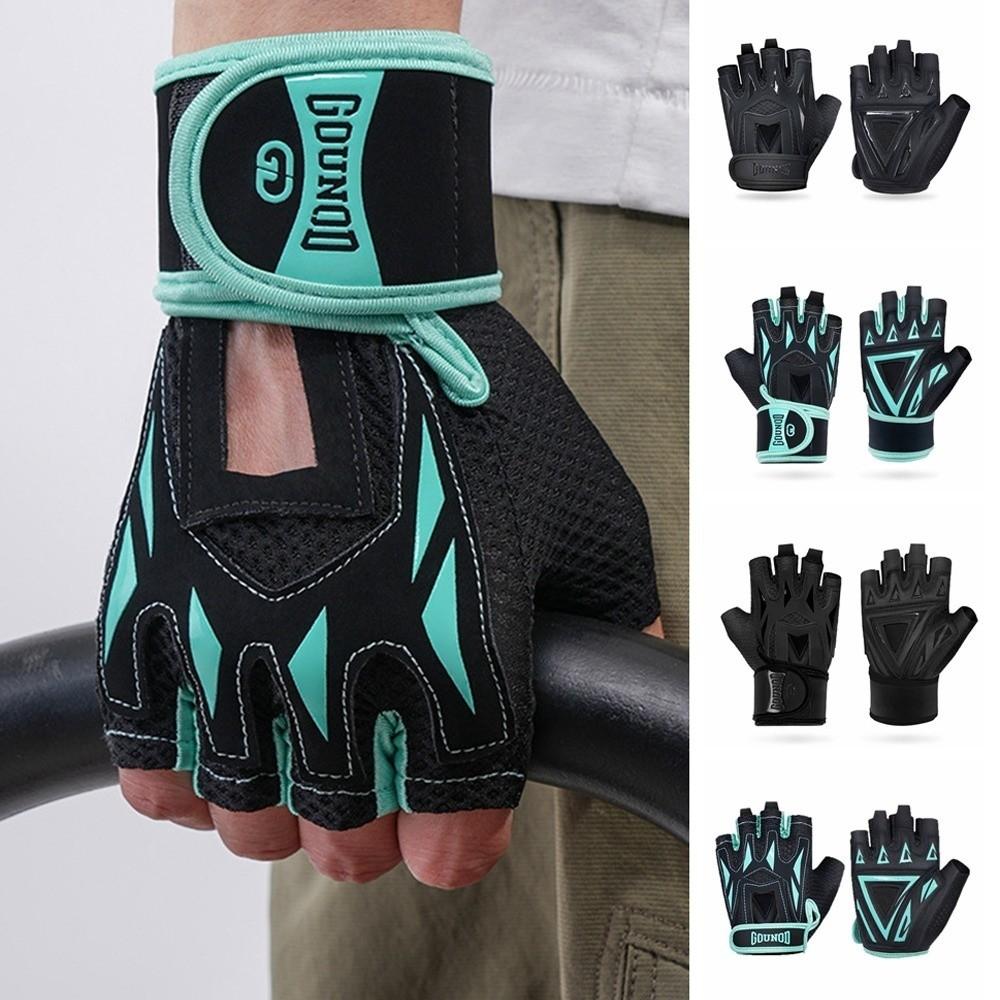 Wrist Guard Weightlifting Gloves Anti-Slip Half Finger Cycling Gloves Accessories
