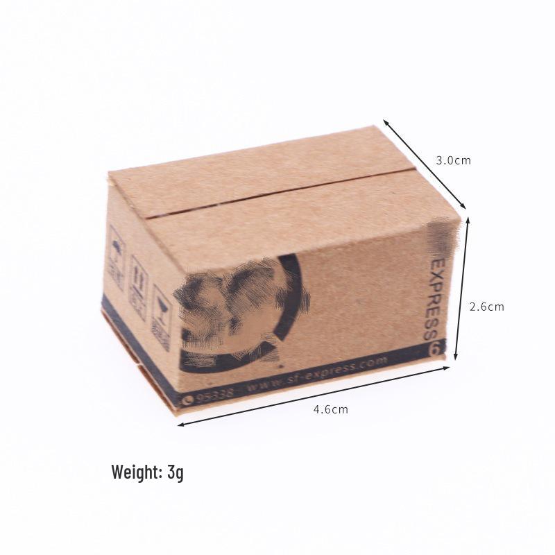 Miniature Cardboard Dollhouse Model for OB11 Toy