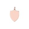 Gold-Plated Titanium Steel Military Dog Tag Necklace with Custom Engraving