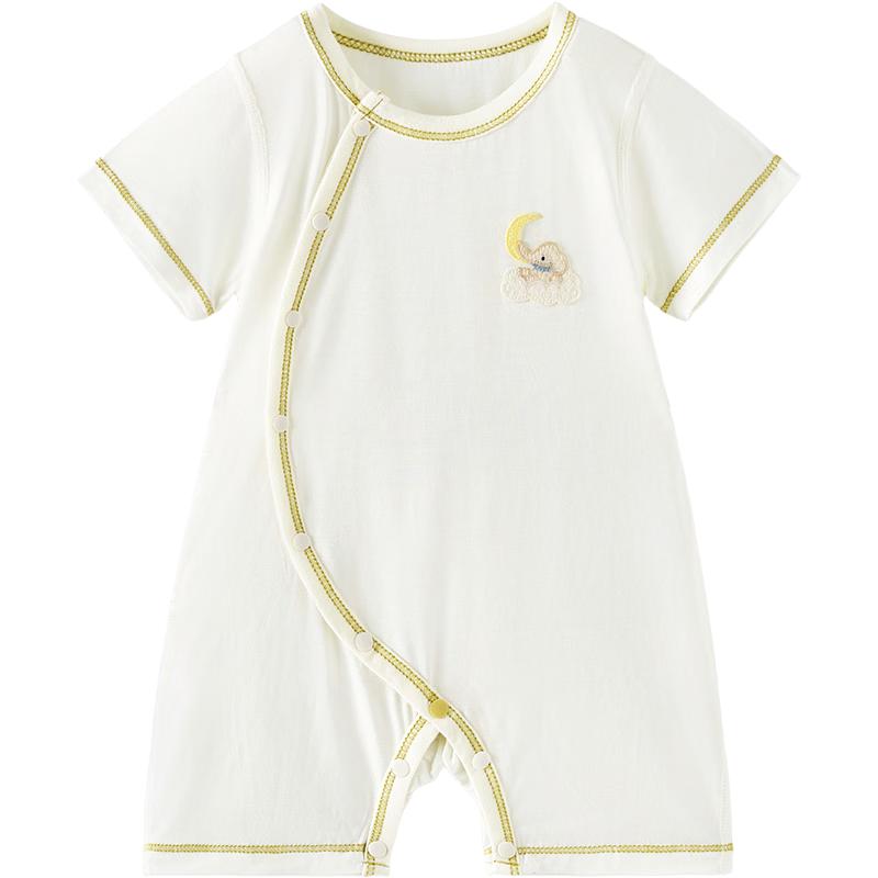 TONGTAI Baby Short-Sleeve Modal Romper