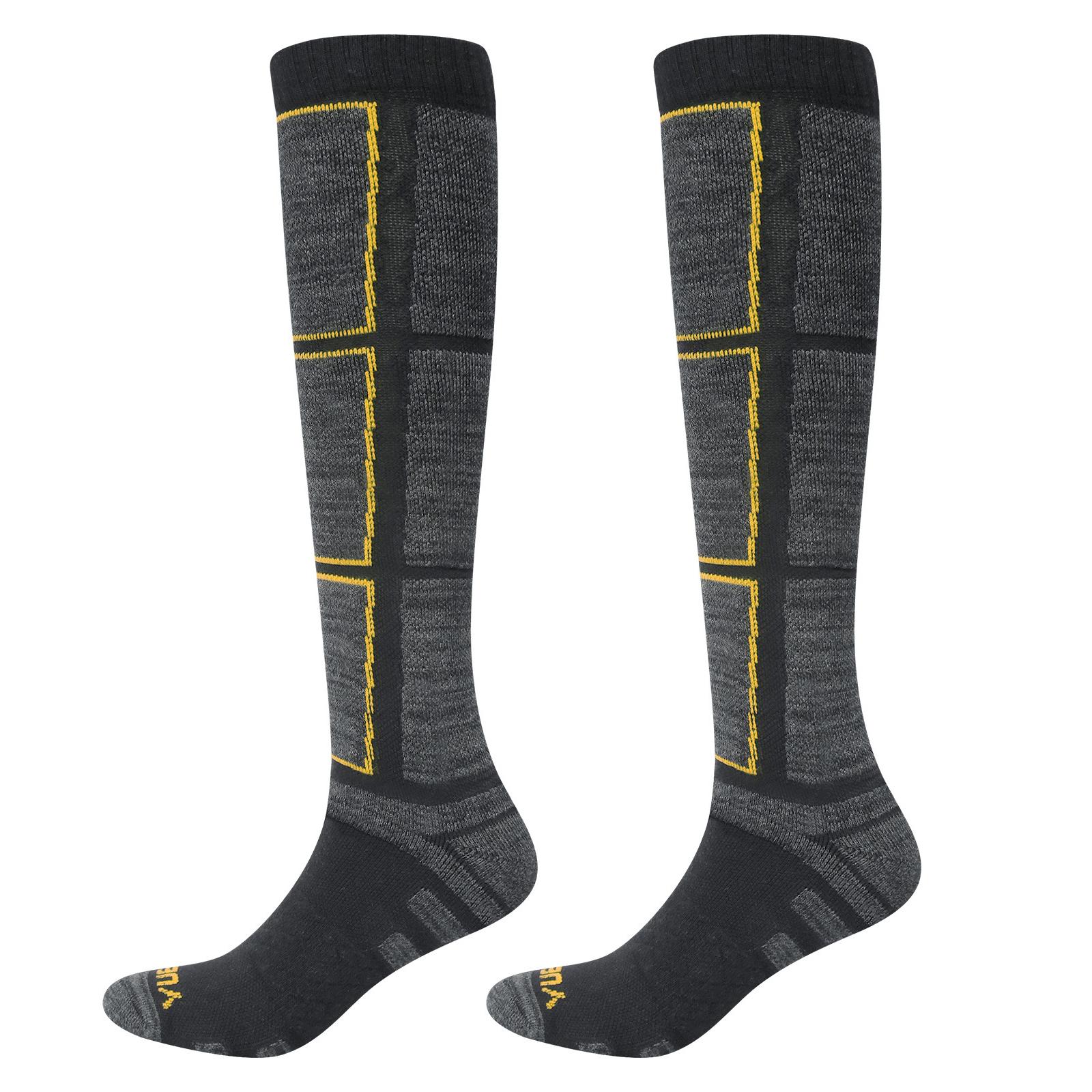 

Гольфы до середины икры с толстой махровой подкладкой для катания на лыжах - Носки для пешего туризма, треккинга, спорта для мужчин и женщин