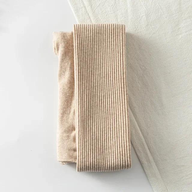 Herbst Einfarbig Baumwollfaden Damen Strumpfhose Warm Bequem Binden Lolita Stretch Streifen Strumpfhose