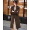 Sishui Nianhua Women's Elegant Mid-Length Wool Coat