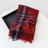 Plaid scarf high-end imitation cashmere scarf female autumn and winter tide warm student couple scarf shawl