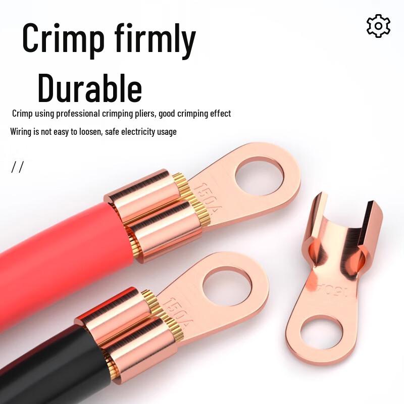 Yicheng OT-10A Tinned Copper Open Fork Terminal Connectors