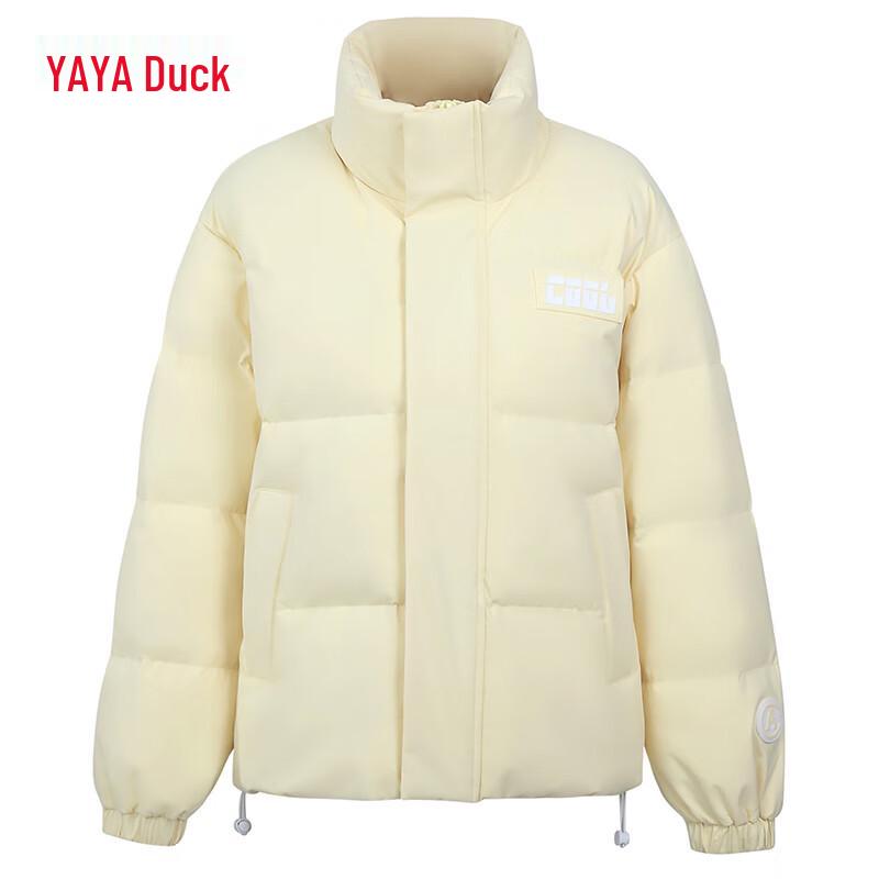 Unisex Short Loose Duck Down Puffer Jacket