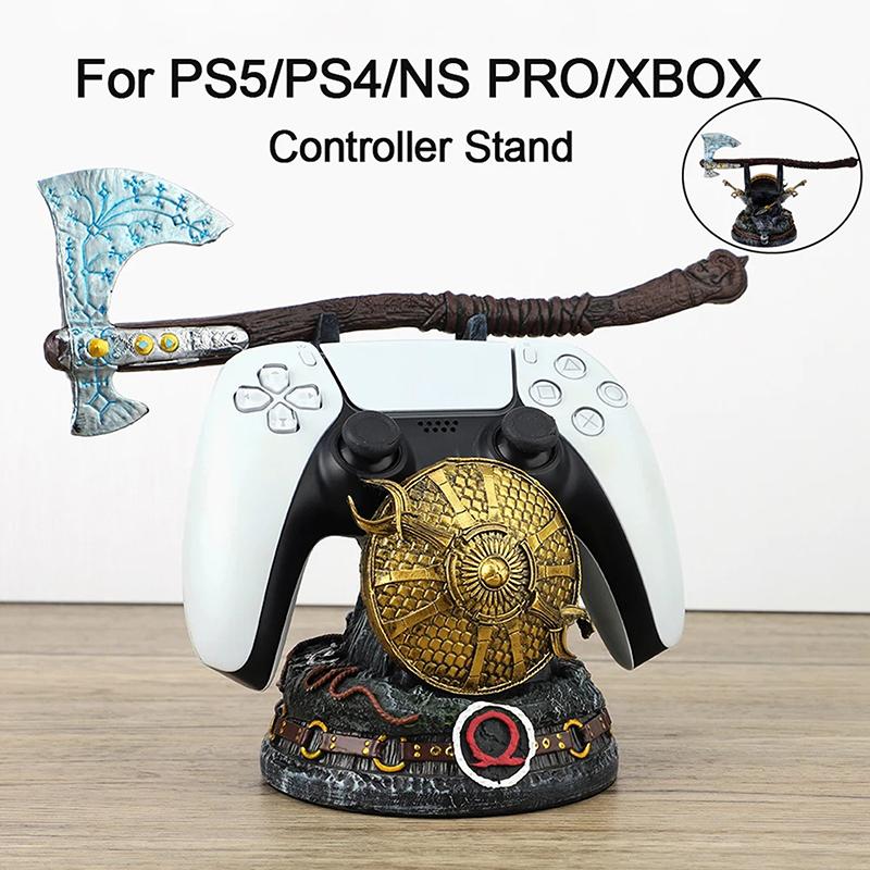 God Of War Game For Ps5/Xbox/Ps4 Controller Creative Stand Unique Gamepad Stand Desktop Decoration Game Accessory