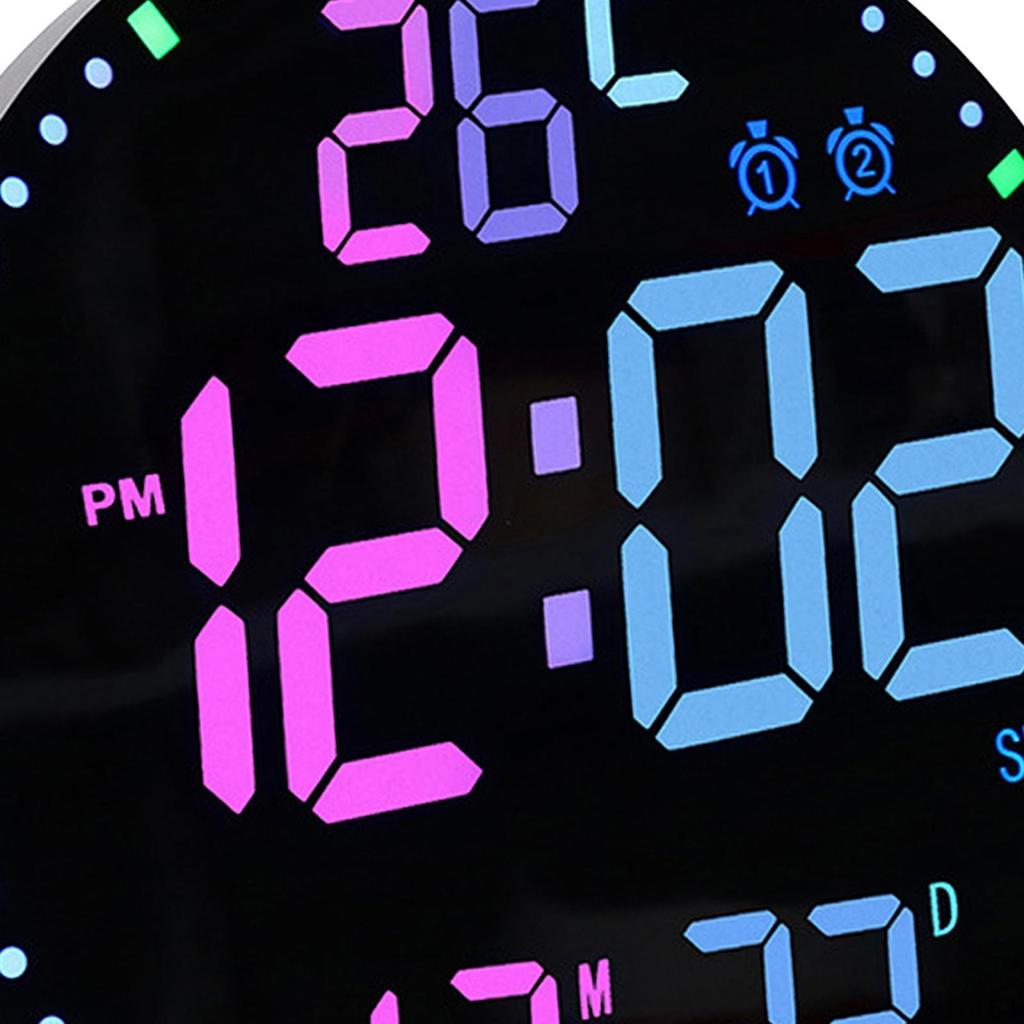 11.6 Inch Large Digital Wall Clock, with Remote Alarm Countdown, 12/24 H Timer,