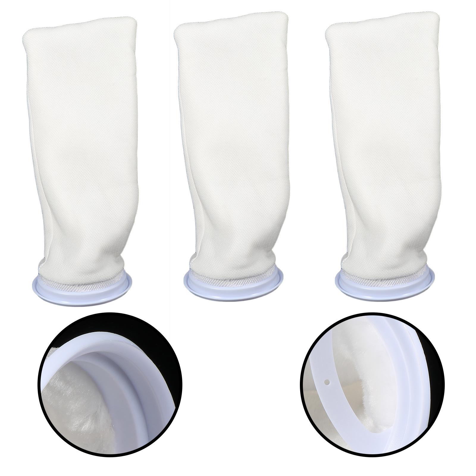 3 шт. Высококачественный Фильтрующий Хлопок Носок для Фильтра-поддона Фильтрующие Мешки для Аквариума Хлопковый Фильтрующий Материал Аксессуары для Фильтра Аквариума Питомцы 25.00X10.00X10.00CM