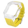 Sports Bracelet For Apple Watch Band 44mm 45mm Mod Kit Rubber Luxury Transparent Silicone Case for Iwatch Series 8 7 6 SE 5 4