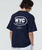 PAPERBOY Nyc Academy Short Sleeve T-Shirt - Navy
