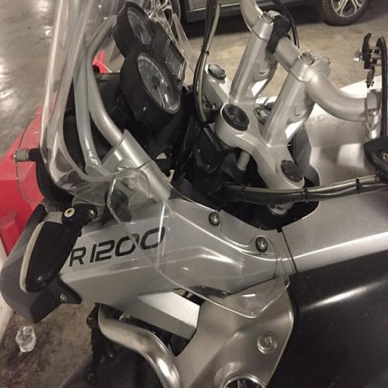 Fits BMW ADV R1200GS R1200GS Side Windshield Windscreen Wind Deflector 04~12 New