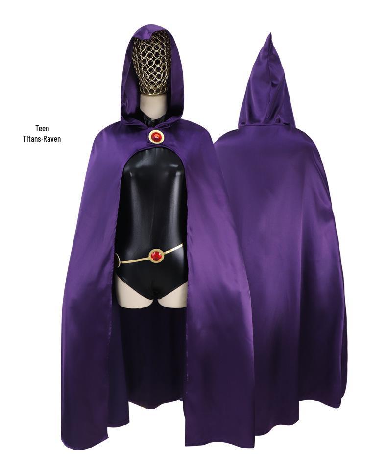 Raven Teen Titans Cosplay Costume - DC Comics Hero Halloween Outfit