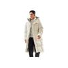 Li Ning Fitness Series Logo Bequeme Lockere Kältebeständige Warme Outdoor Lange Freizeit Daunenjacke Herren Oberbekleidung Off-White AYMU095-2