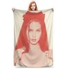 Lana Del Rey Dio Gesù Coperte Traspiranti Flanella Coperta da Divano per Casa Camera da Letto Viaggio Plaid Copriletto Piumino