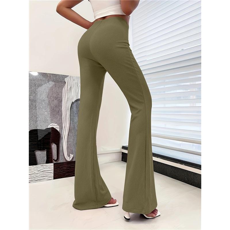 Womens Yoga Pants Sport Casual Flare Straight Fit Butt Lifting Tights Comfortable Athleisure Wear For Gym Fitness Running Stretchy Activewear