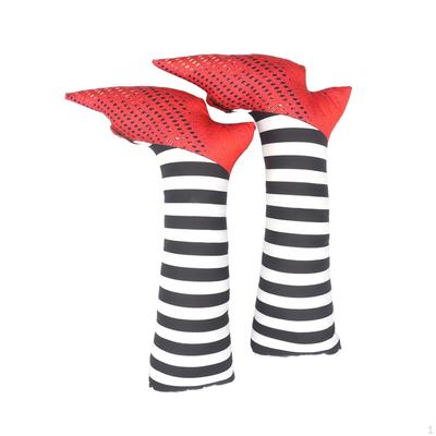 1 Pair Evil Witch Legs Props, Ornament, Halloween Legs, for Parties, Courtyards, Lawns,