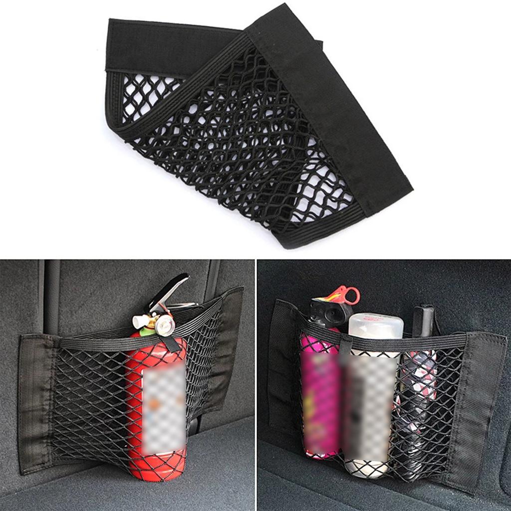 Universal Mesh Cargo Net Car Storage Net Wall Sticker Organizer Pouch Bag Storage Mesh Net for Car Trunk Storage