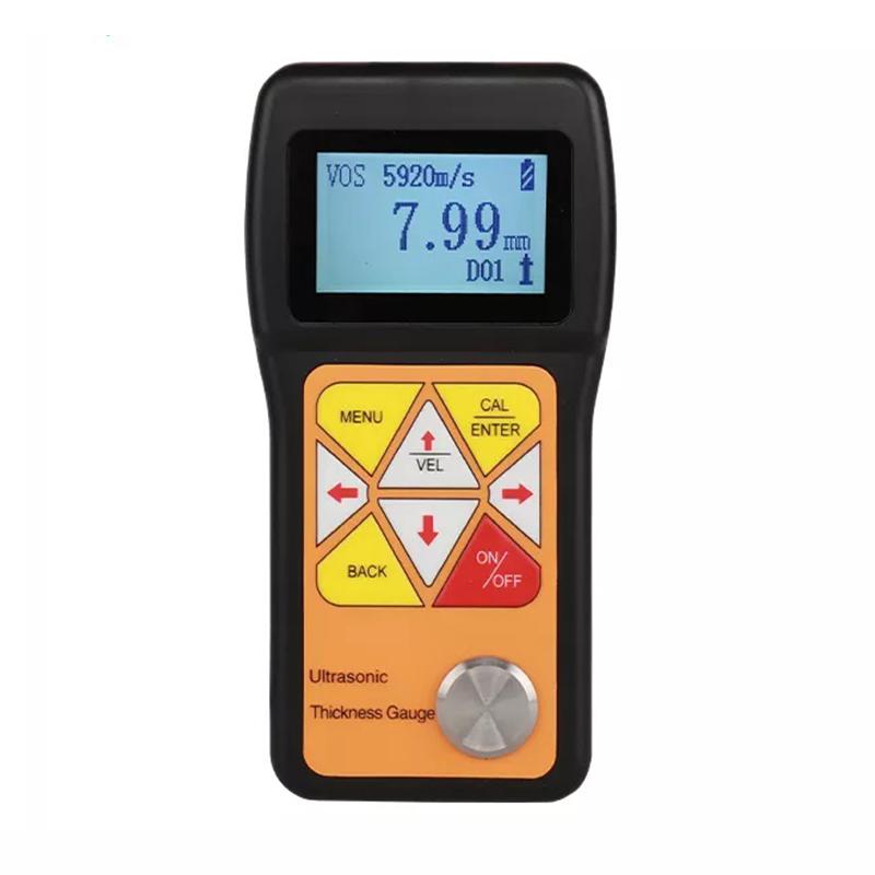 JITAI5100 Ultrasonic Digital Thickness Gauge Meter LCD Display Battery-Powered for Steel and Plastic Measurements in Stock!
