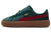 Women's Sneakers Platform Velvet Sneakers Green Women's